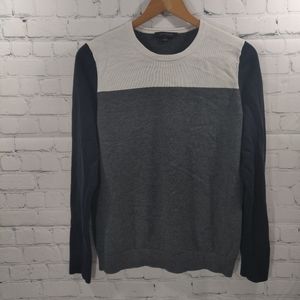 3/$25 Ann Taylor Tri Color Knit Pullover Sweater